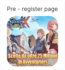 Pre-register Pages